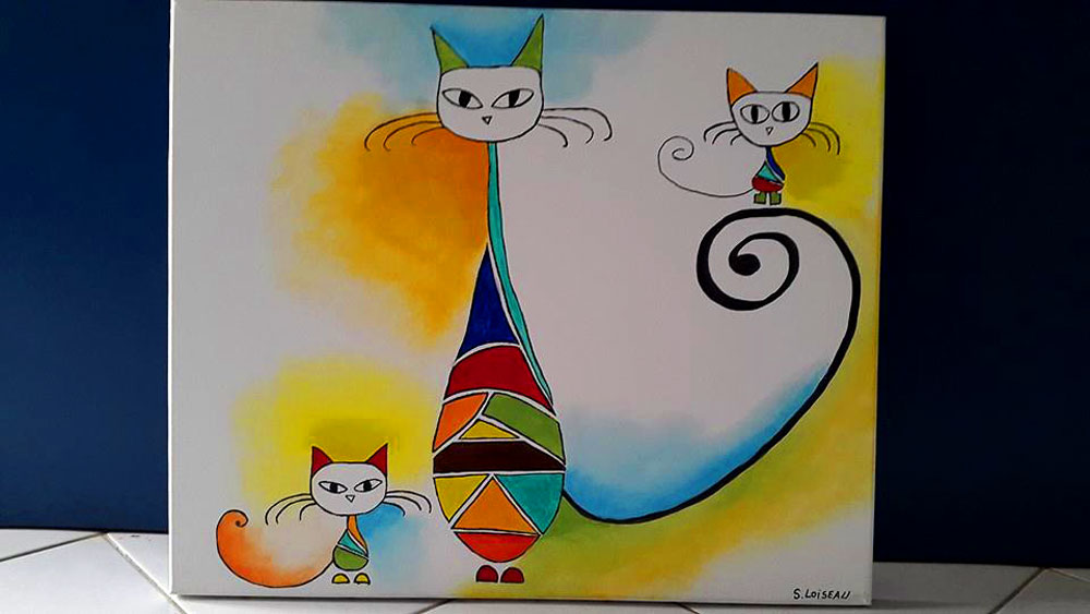 Famille | 55x46 | X