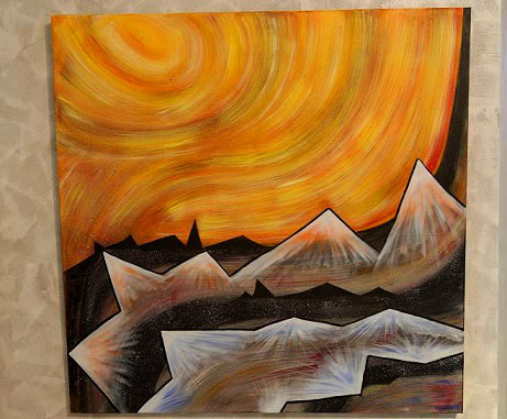 Aurore bauréale | 100x100