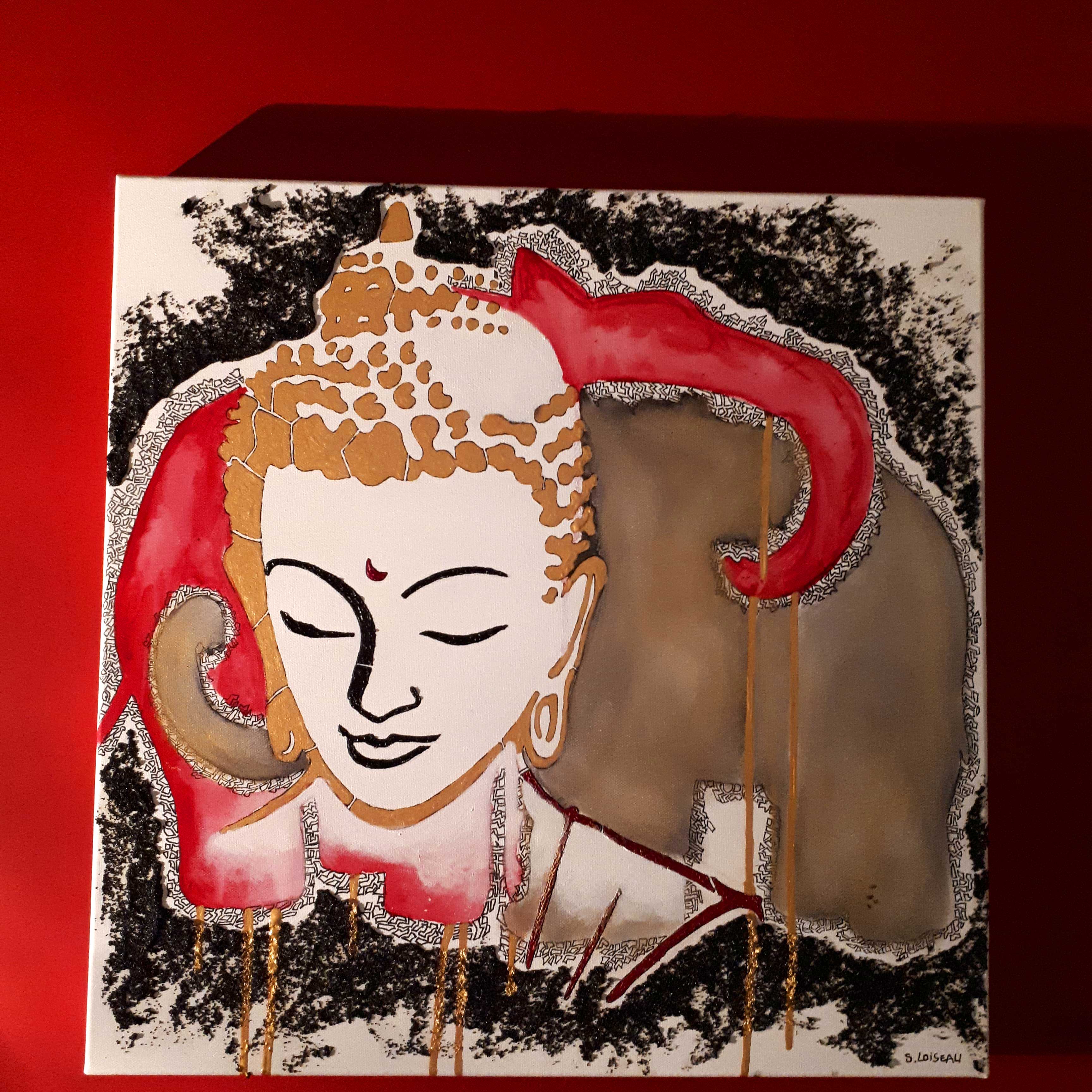 Le Bouddha de Cathy | 50x50 | X