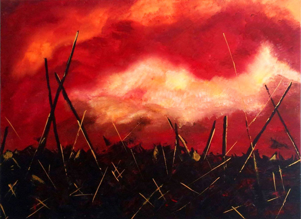 Champ de bataille | 80x60 | X