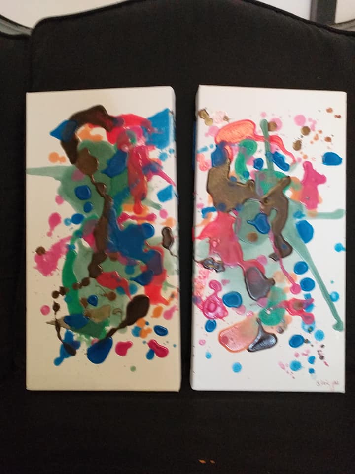 Petit dyptique | 40x40