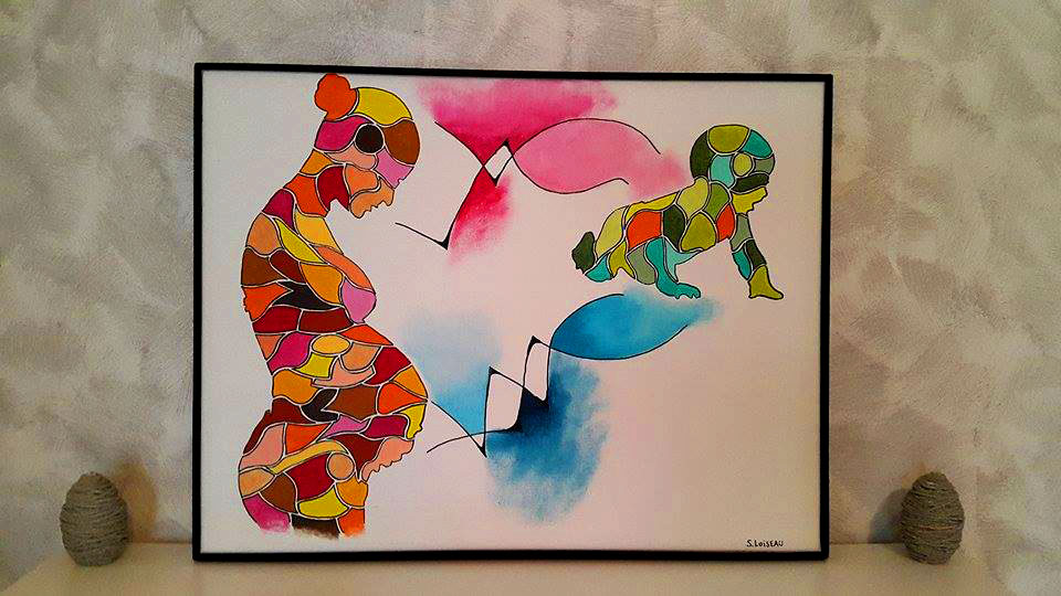 Fille ou garçon? | 65x50 | X