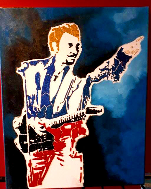 Johnny Hallyday | 40x50 | X