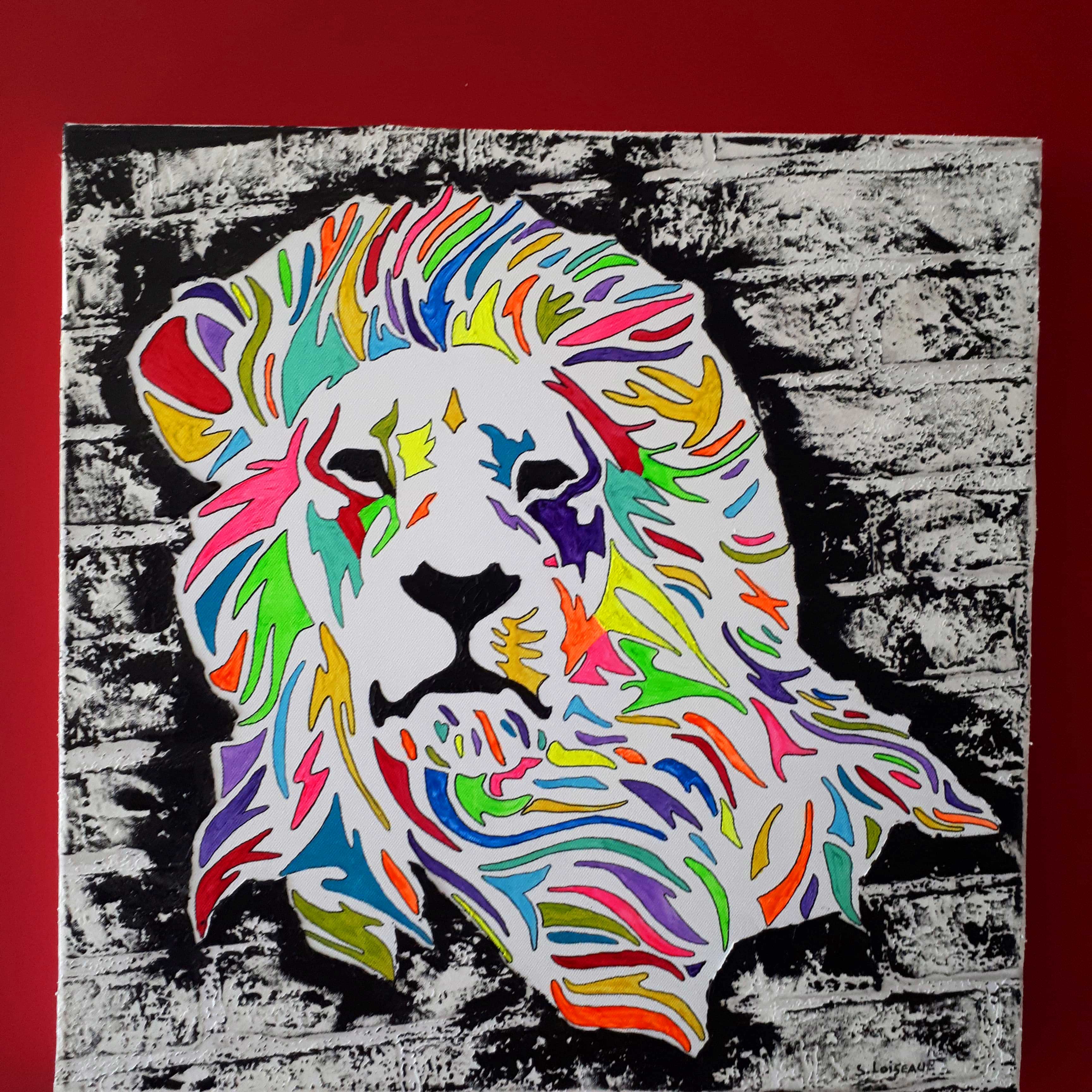 Le Lion | 50x50 | X