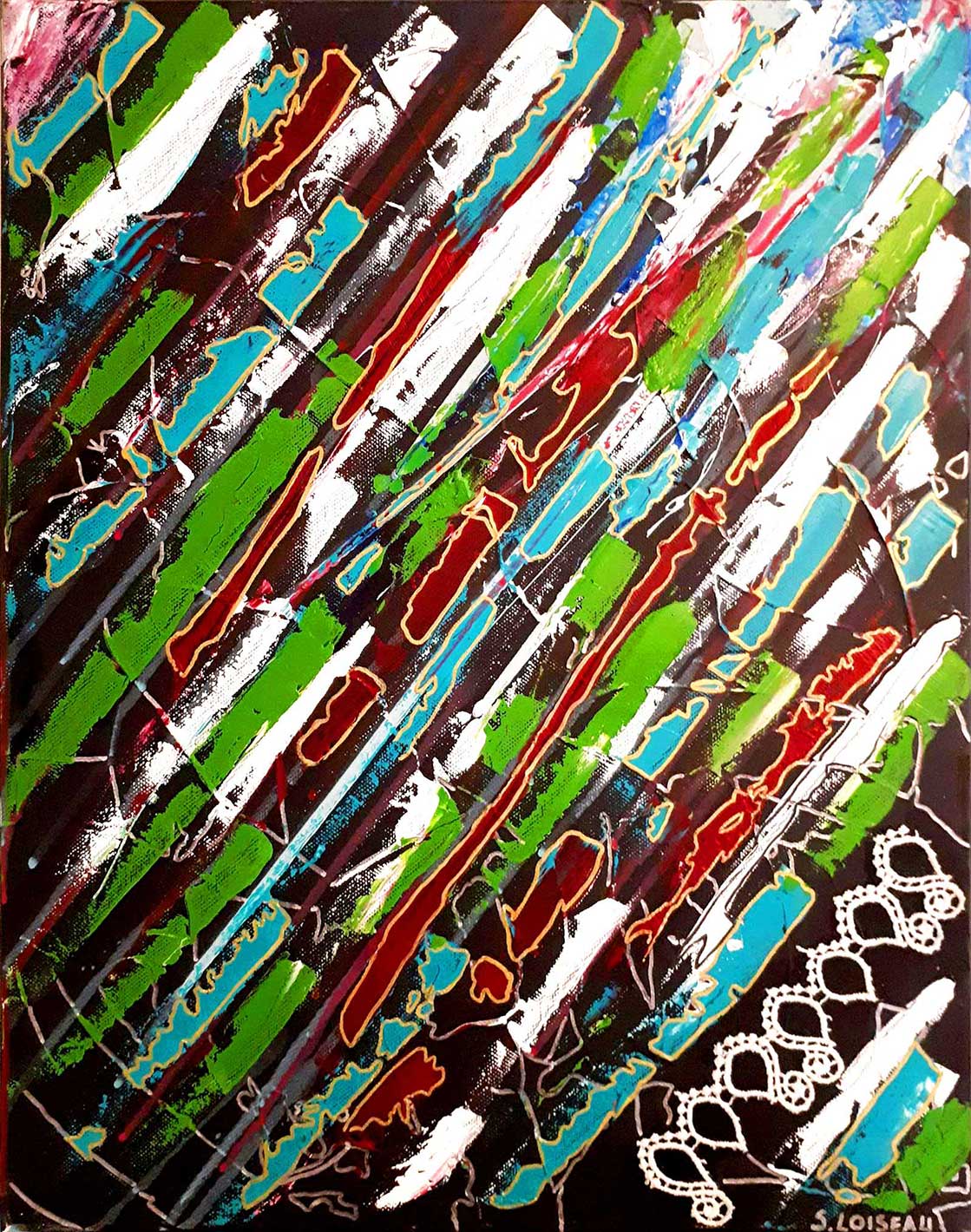 Pluies acides | 40x50