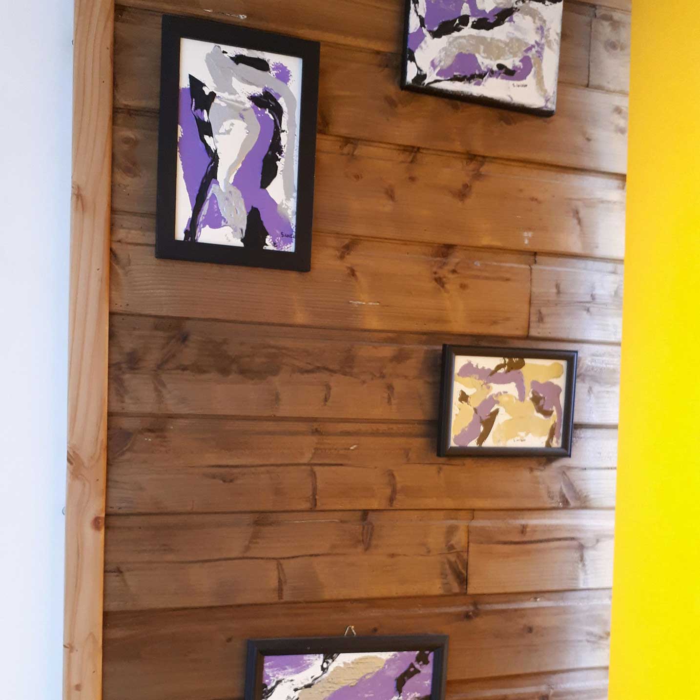 Série de petits cadres abstraits | X